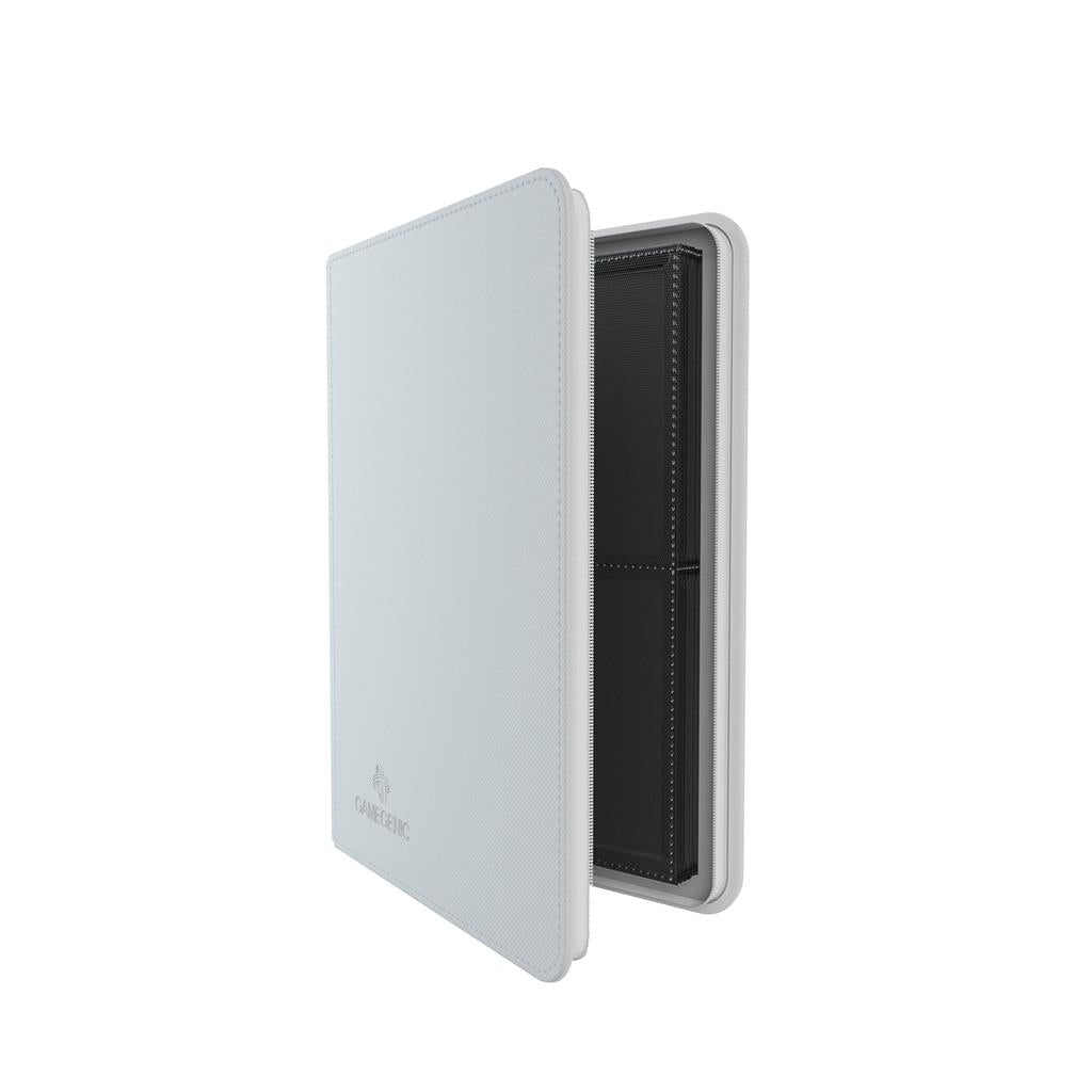 White Gamegenic Zip-Up binder on a white background