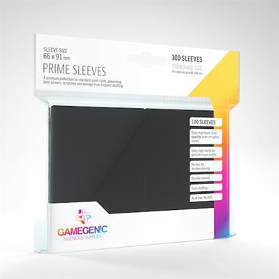 Gamegenic PRIME Sleeves - Standard Size - Black