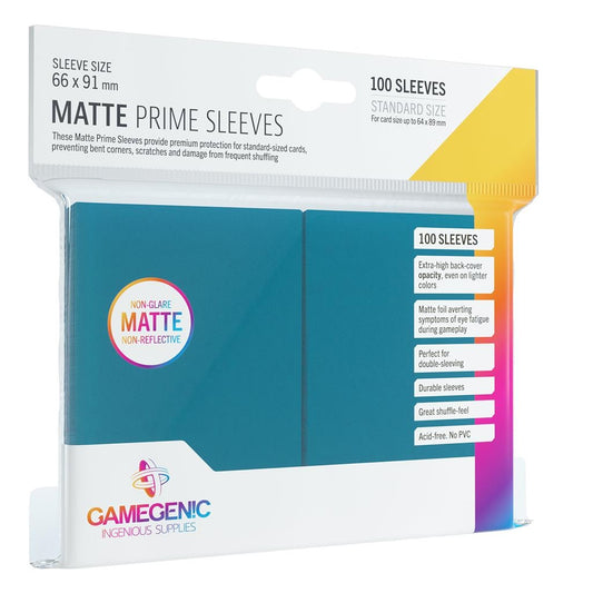 Gamegenic Matte PRIME Sleeves - Standard Size - Blue
