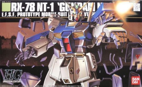 Packaging of the Gundam RX-78 NT 1 model kit