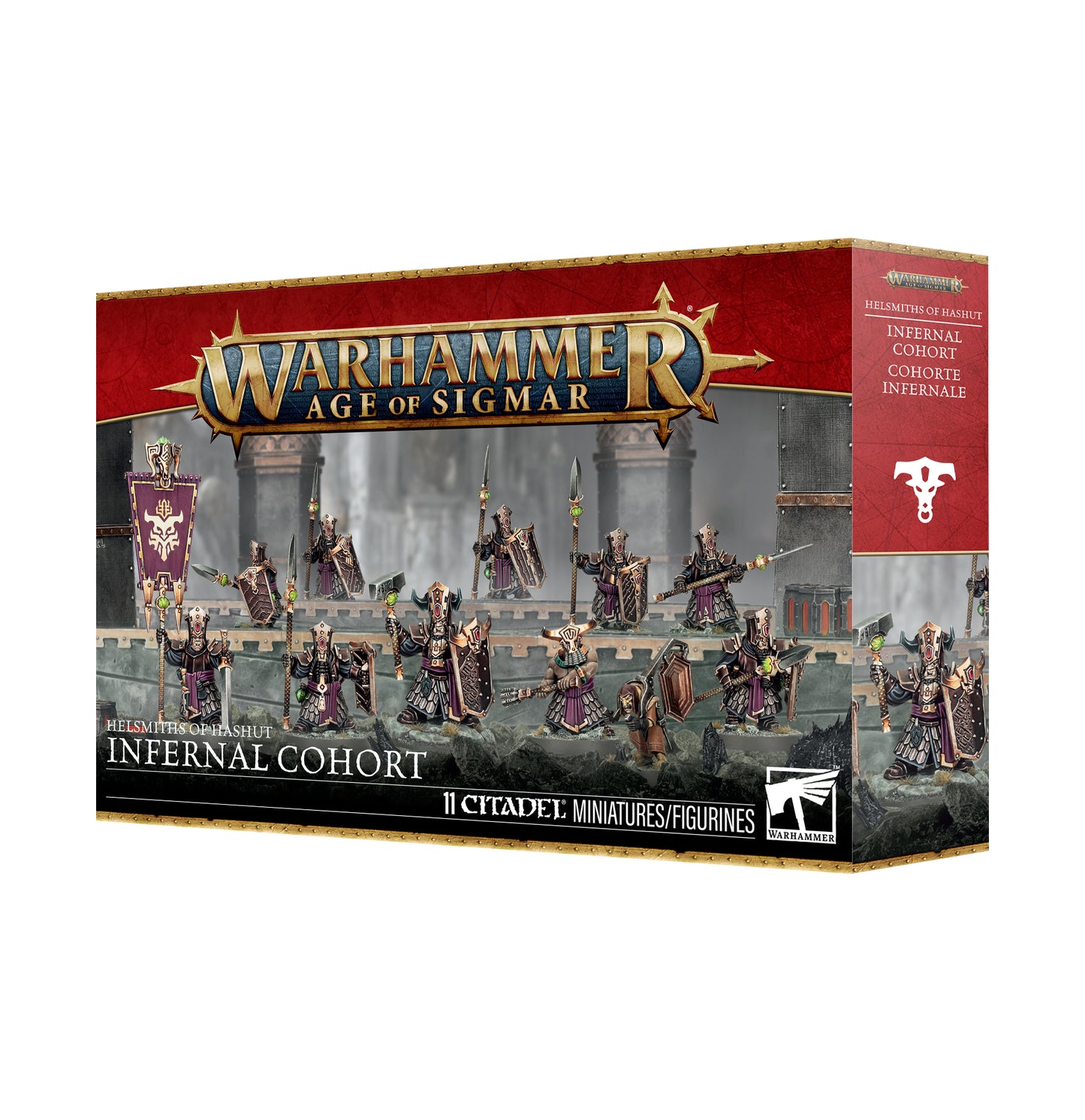 Warhammer Age of Sigmar Infernal Cohort miniatures box on a white background