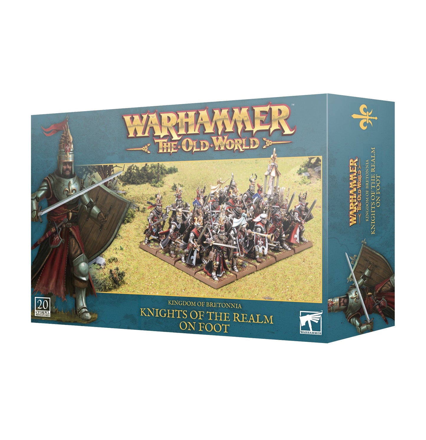 Kingdom of Bretonnia: Knights of the Realm on Foot | Warhammer the Old World