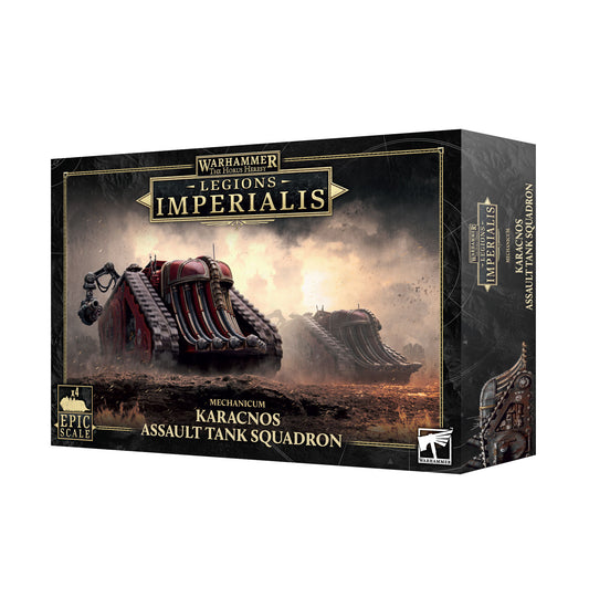 Legions Imperialis: Mechanicum - Karacnos Assault Tank Squadron | Warhammer the Horus Heresy