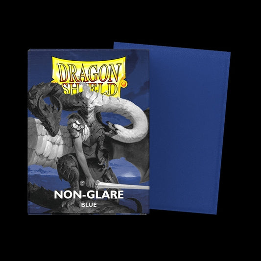 Dragon Shield: 100 Count Sleeves Standard Non-Glare Matte - Blue