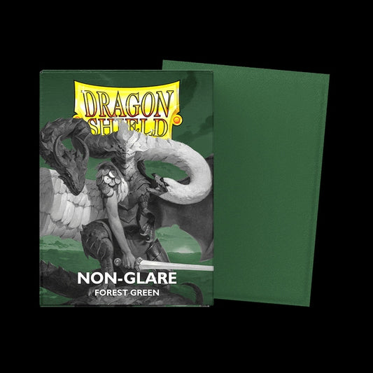 Dragon Shield: 100 Count Sleeves Standard Non-Glare Matte - Forest Green