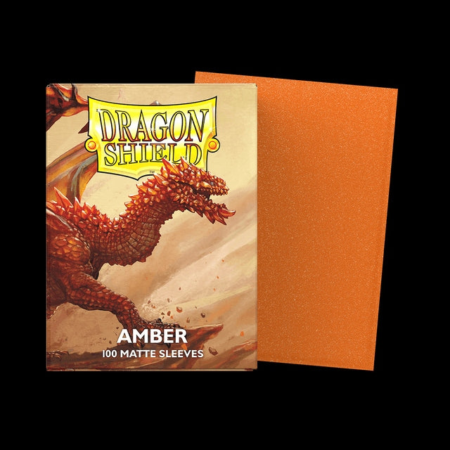 Dragon Shield 100 Count Sleeves Standard Matte Amber