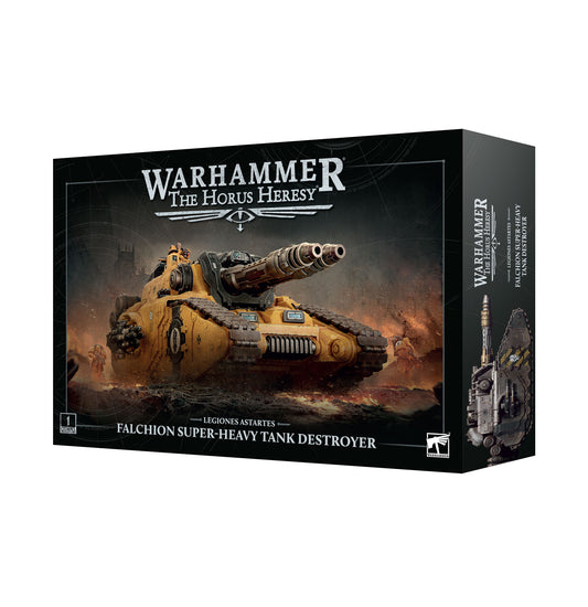 Warhammer The Horus Heresy Falchion Super-Heavy Tank Destroyer box on a white background