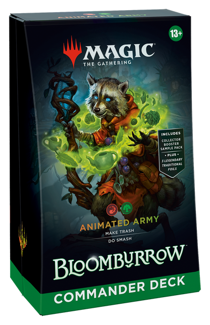 Magic the Gathering: Bloomburrow Commander Deck - Animated Army