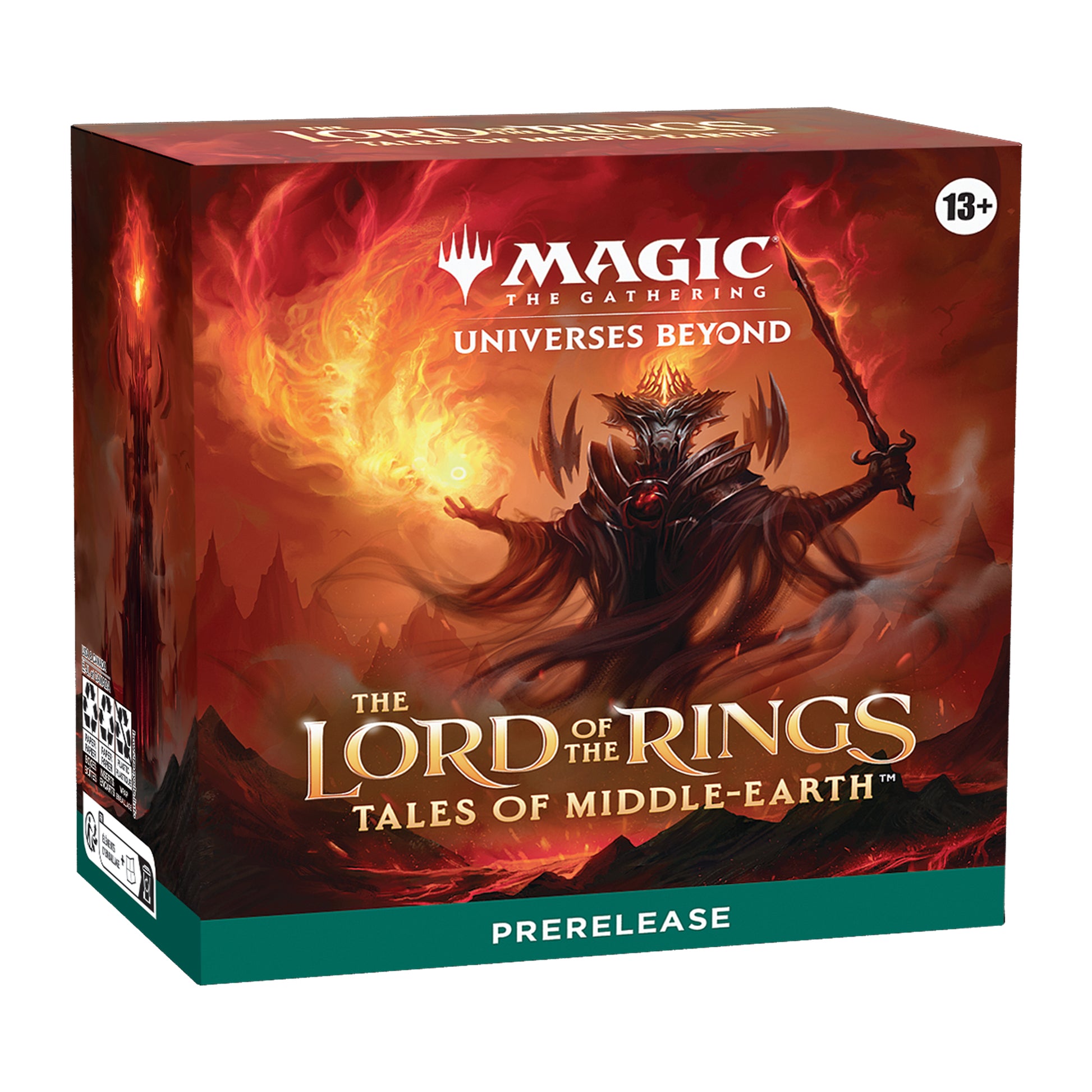 Magic the Gathering: Lord of the Rings - Tales of Middle-earth Prerelease Kit box cover art.