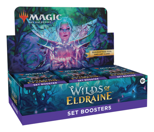 Magic the Gathering: Wilds of Eldraine Set Booster Box product image.