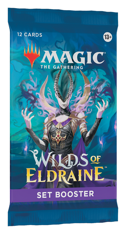 Magic the Gathering: Wilds of Eldraine Set Booster Pack product image.