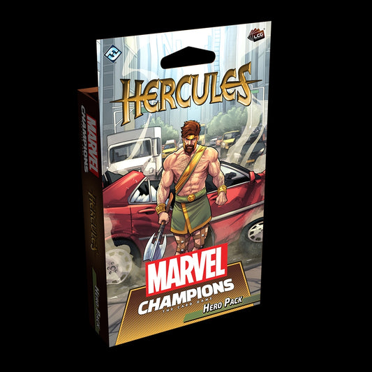 Marvel Champions Hercules hero pack packaging on a white background