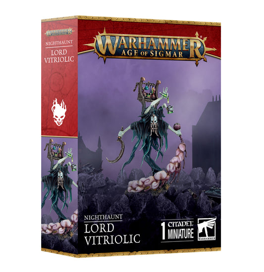 Warhammer Age of Sigmar Nighthaunt Lord Vitriolic miniature box packaging.