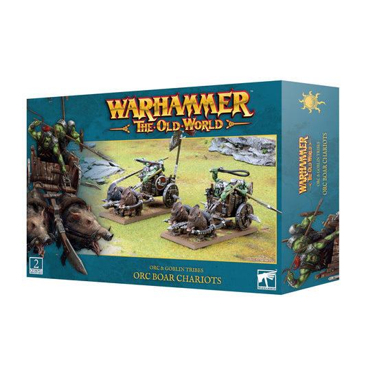 Orc & Goblin Tribes: Orc Boar Chariots | Warhammer the Old World