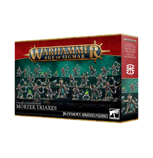 Warhammer Age of Sigmar game box with miniature figures on a white background