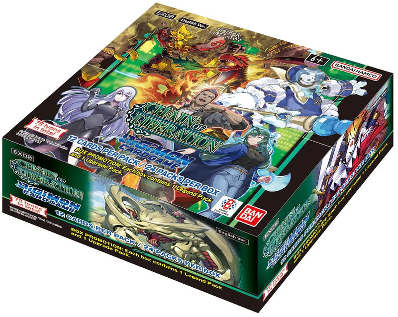 Digimon TCG: Chain of Liberation Booster Box (EX08)