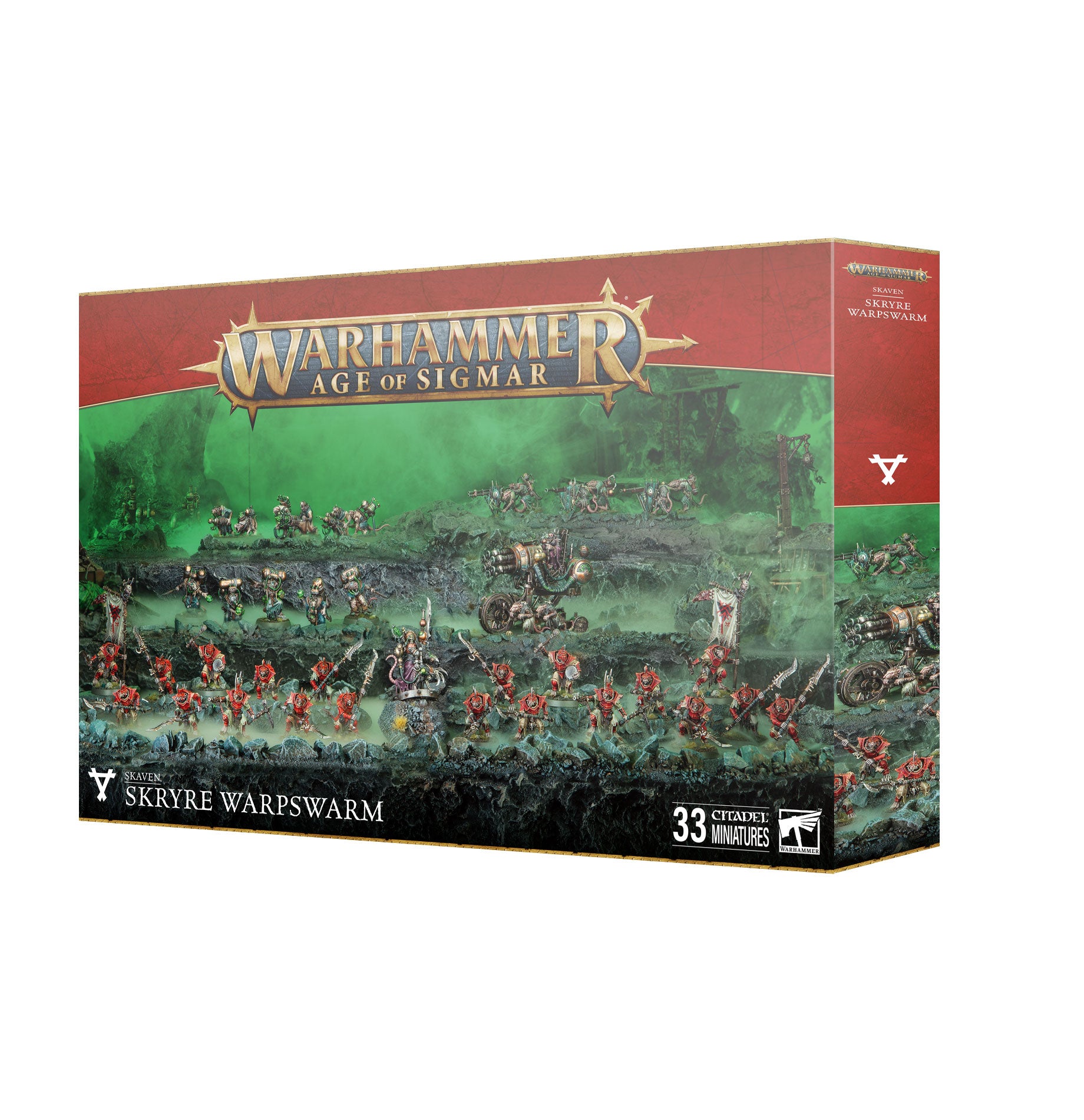Warhammer Age of Sigmar Skryre Warpswarm box set packaging