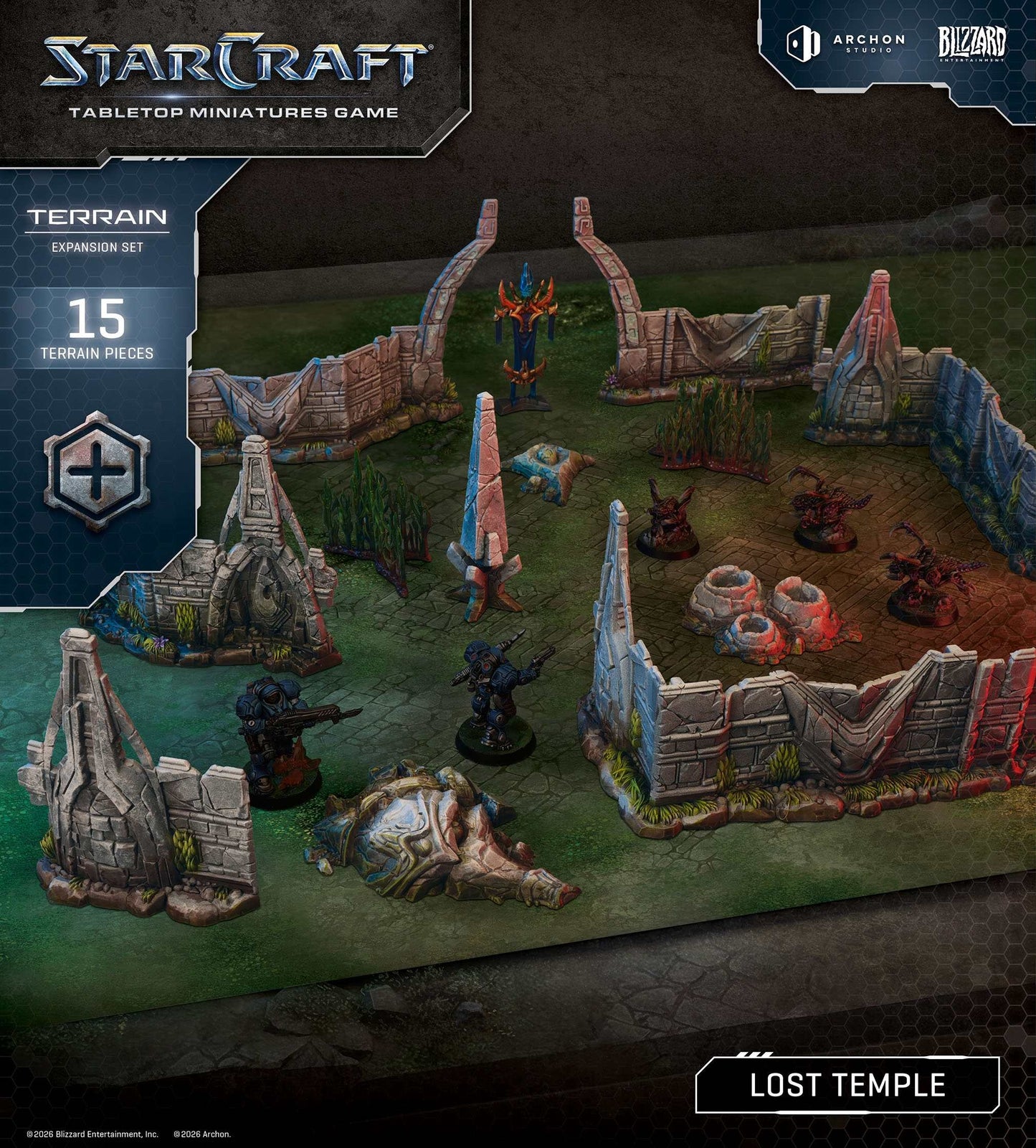 StarCraft Tabletop Miniatures Game: Lost Temple Terrain Expansion Set
