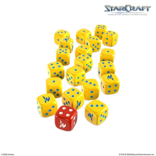 StarCraft Tabletop Miniatures Game: Protoss Custom Dice Set