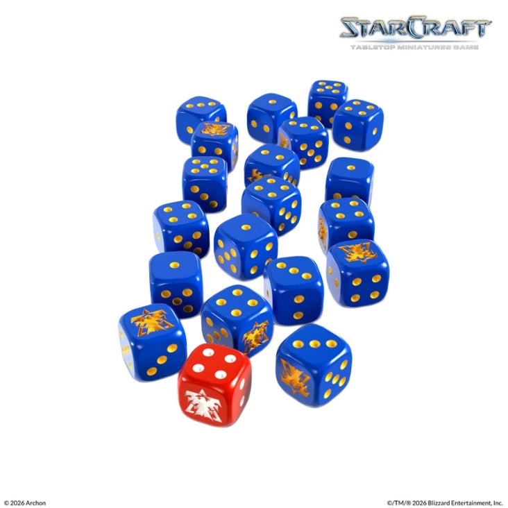 StarCraft Tabletop Miniatures Game: Terran Custom Dice Set