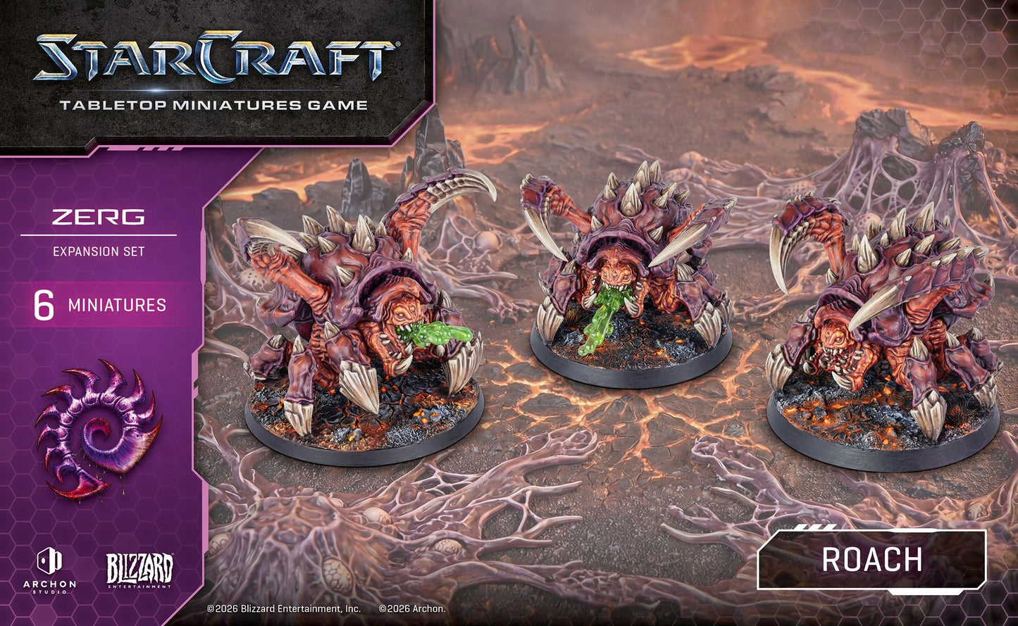 StarCraft Tabletop Miniatures Game: Zerg Roach Expansion Set