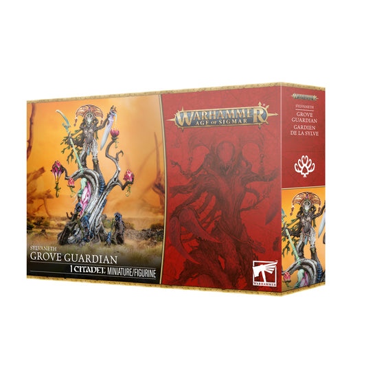 Warhammer Age of Sigmar Grove Guardian figurine box packaging on a white background