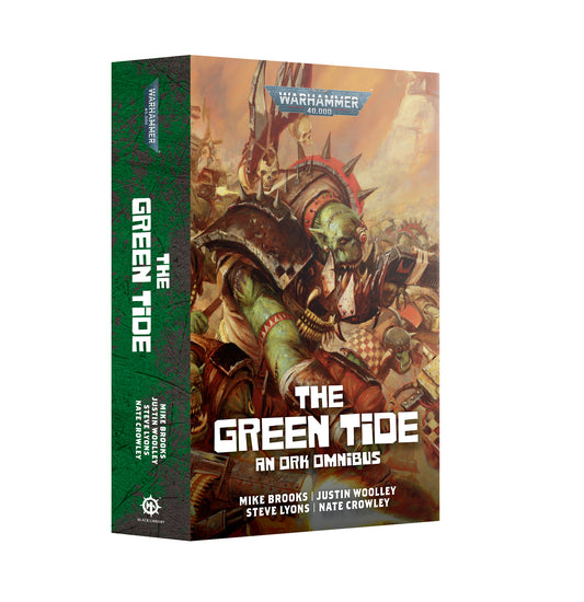 Book cover of 'The Green Tide' by Warhammer on a white background