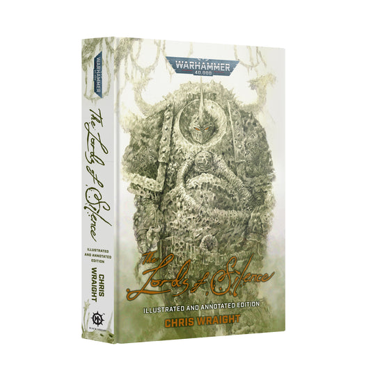 Book titled 'The Lord of Silence' by Chris Wright with Warhammer logo on a white background
