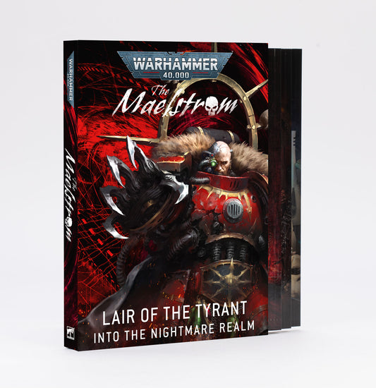 Warhammer 40,000 book titled 'The Maelstrom' on a white background