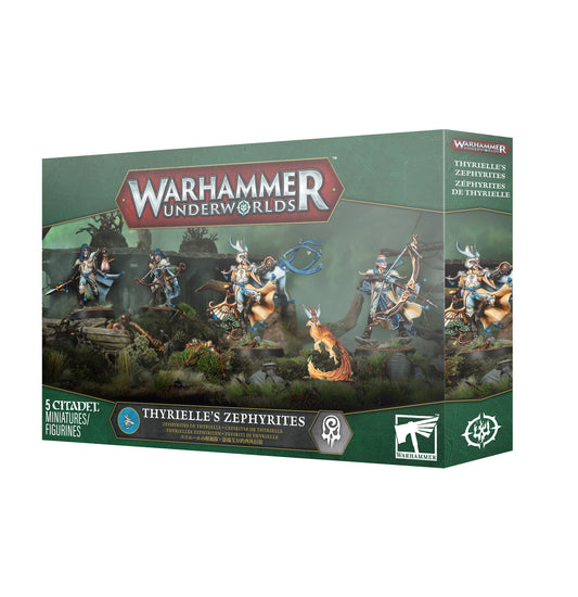 Warhammer Underworlds game box featuring miniatures on a white background