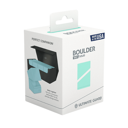 Ultimate Guard: Boulder Solid 100+ Deck Box - Mint Green