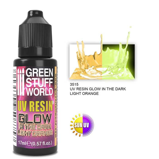 Green Stuff World: UV Resin - Glow in the Dark Light Orange (17ml)