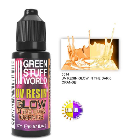 Green Stuff World: UV Resin - Glow in the Dark Orange (17ml)