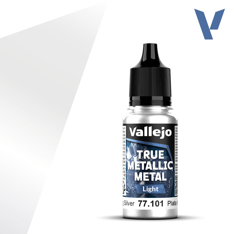 Vallejo Sterling Silver Light True Metallic Paint