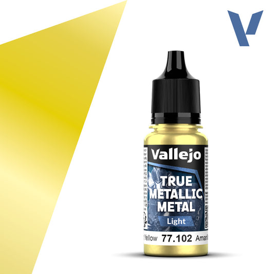 Vallejo Radiant Yellow Light True Metallic Paint