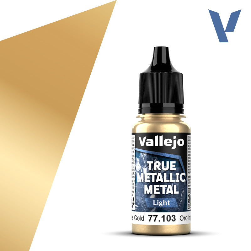 Vallejo Imperial Gold Light True Metallic Paint