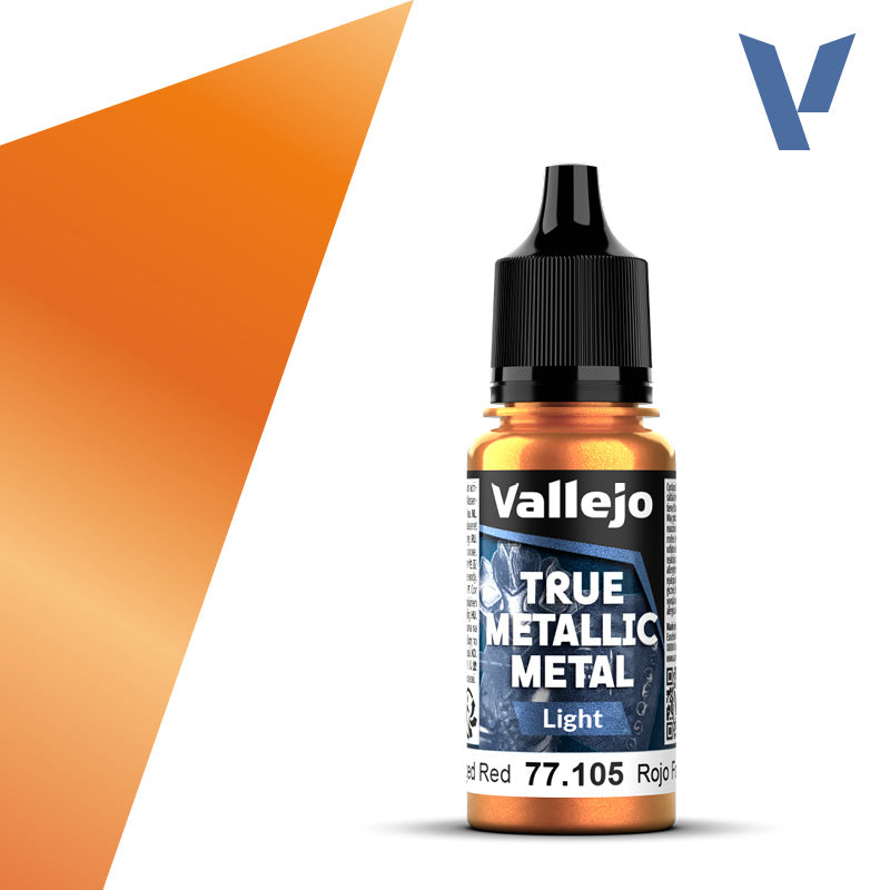 Vallejo Forged Red Light True Metallic Paint
