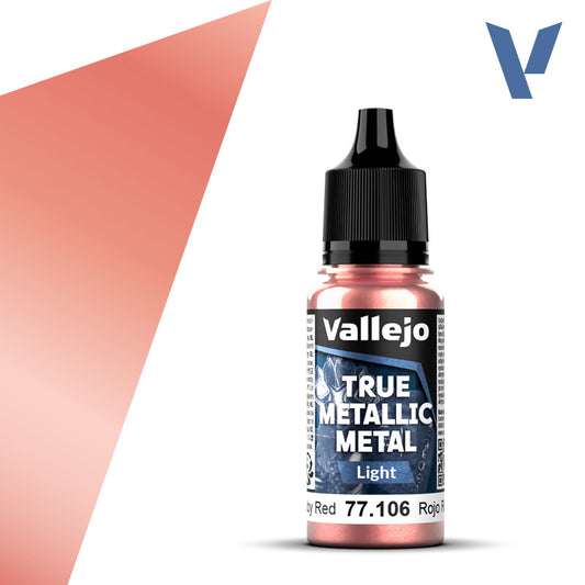 Vallejo Ruby Red Light True Metallic Paint
