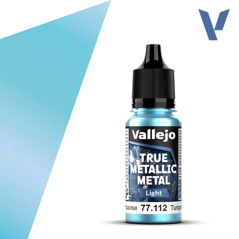 Vallejo Hydra Turquoise Light True Metallic Paint