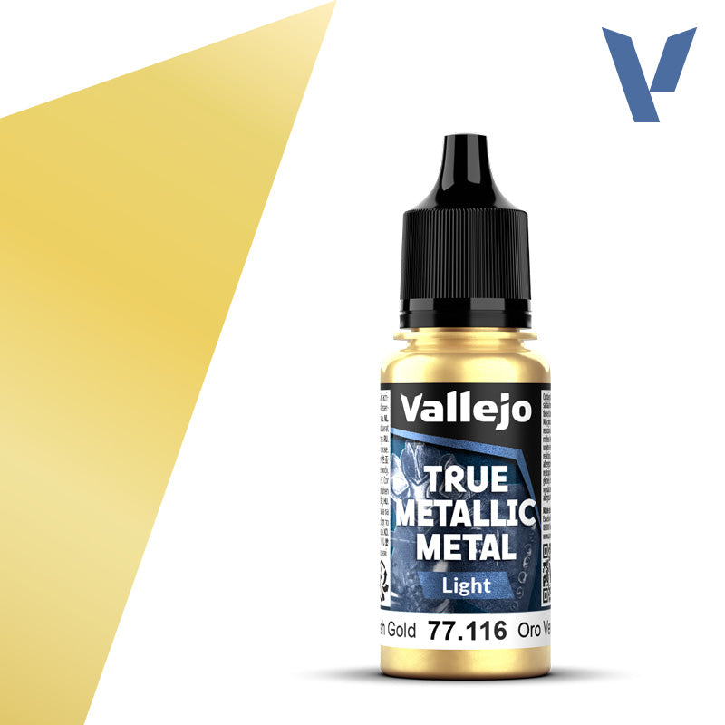 Vallejo Greenish Gold Light True Metallic Paint