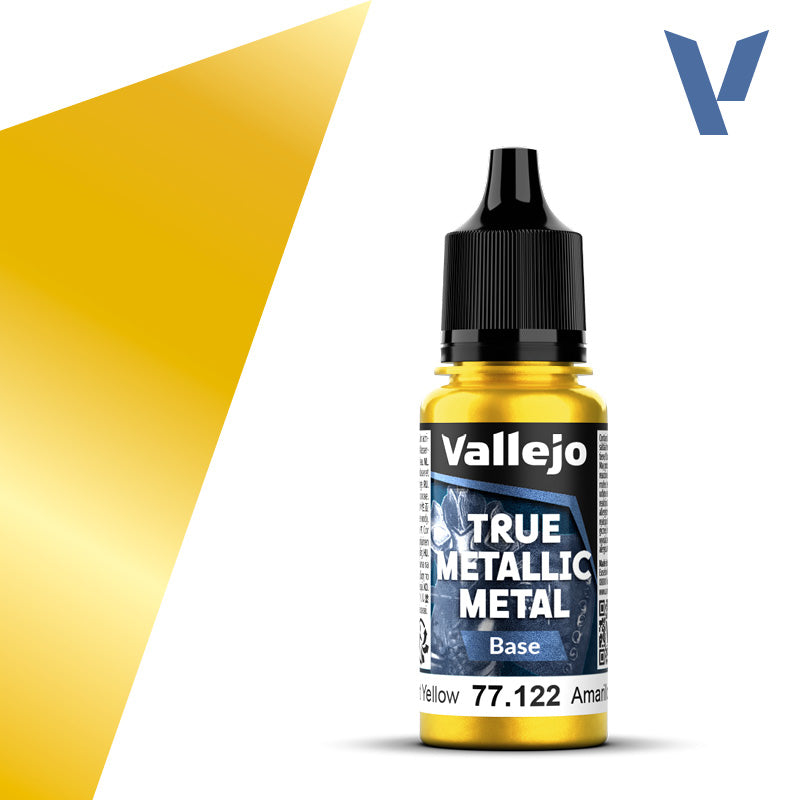 Vallejo Radiant Yellow Base True Metallic Paint