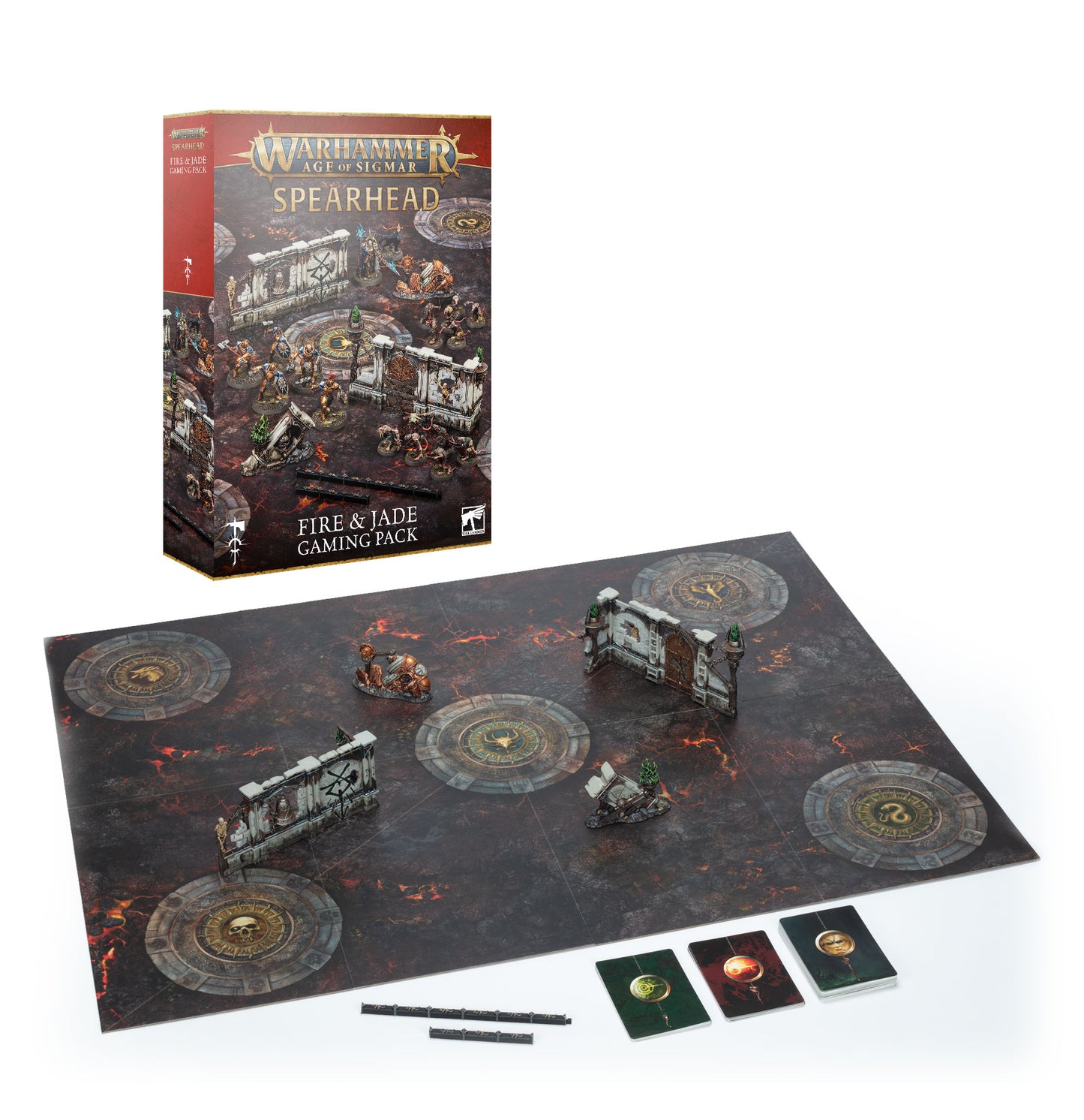 Fire & Jade Gaming Pack | Warhammer Age of Sigmar