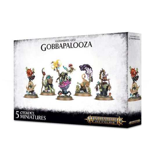 Box of Citadel miniatures featuring Gloomspite Gitz Gobbapalooza on a white background