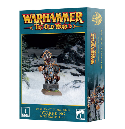 Dwarfen Mountain Holds: Dwarf King with Oathstone | Warhammer the Old World
