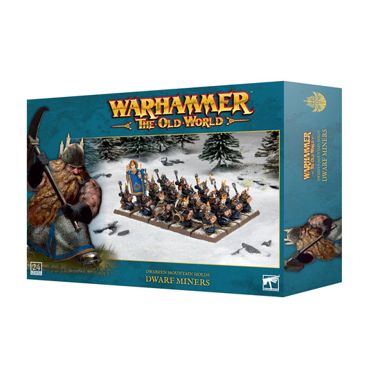Dwarfen Mountain Holds: Dwarf Miners | Warhammer the Old World
