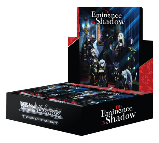 Card game box titled 'The Eminence in Shadow' by Magic: The Gathering on a white background