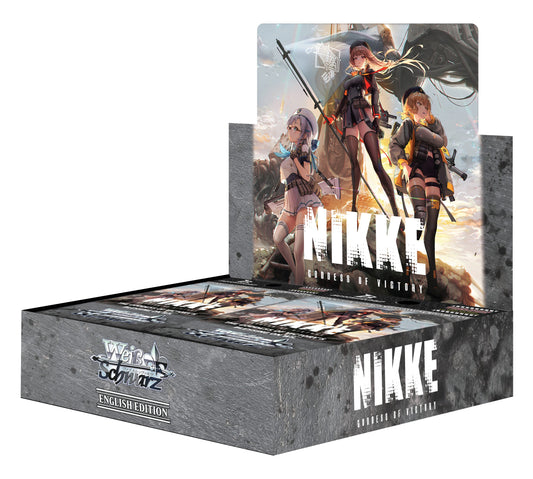 Board game box for 'Nikke' with characters on the cover