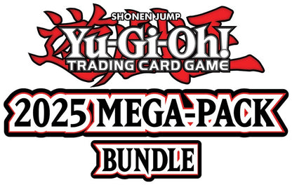 Yu-Gi-Oh! Trading Card Game 2025 Mega-Pack Bundle logo on a white background