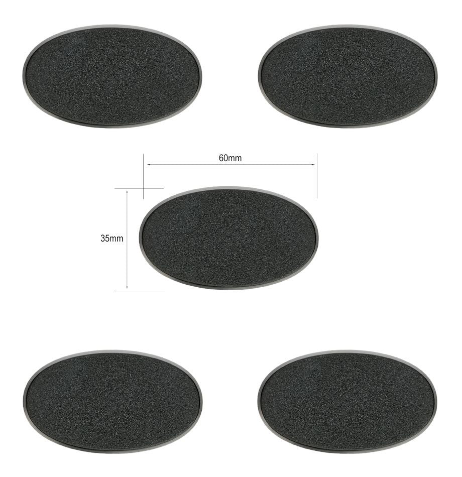 60x35mm Oval Bases - Gamescape