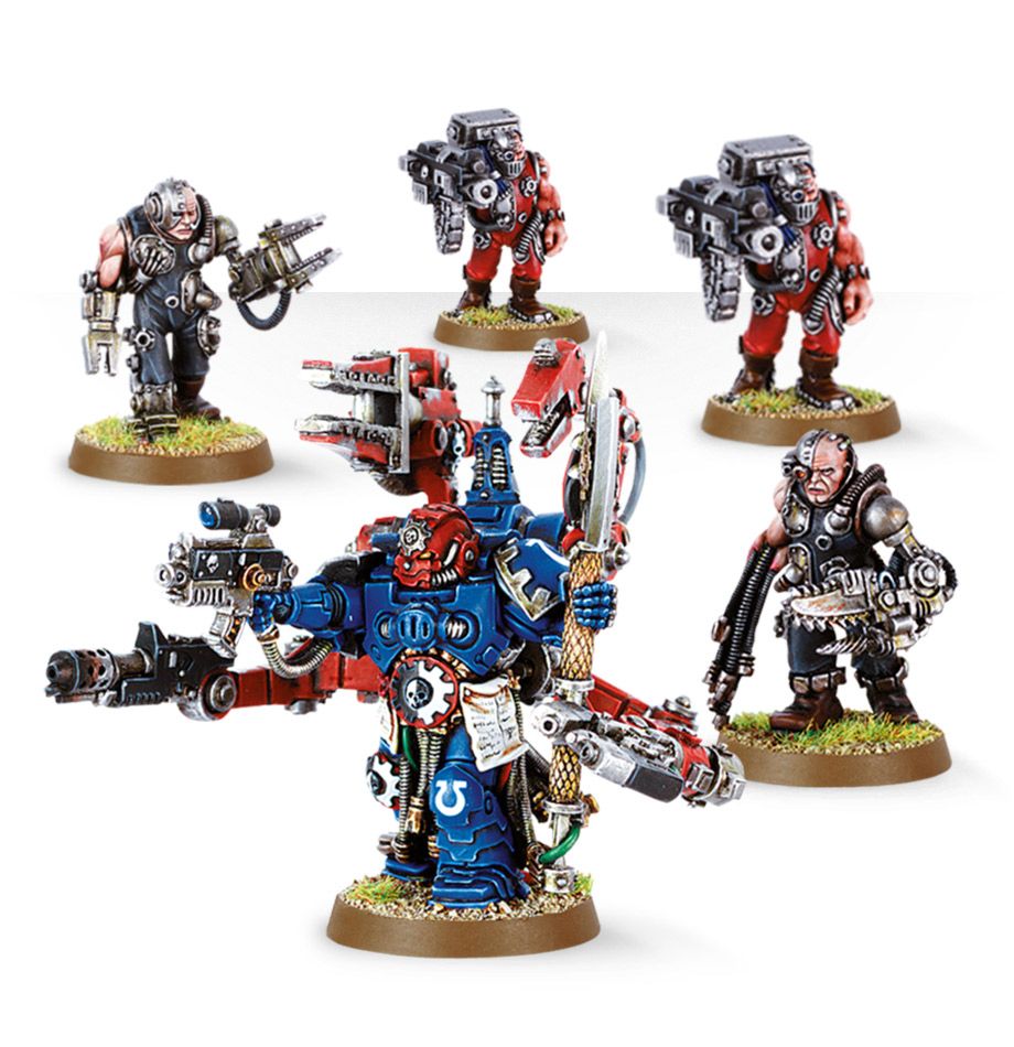 Space Marines: Techmarine With Servitors product image